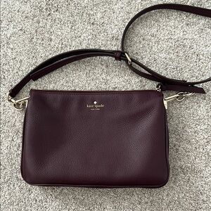 Kate Spade Burgundy Crossbody Bag